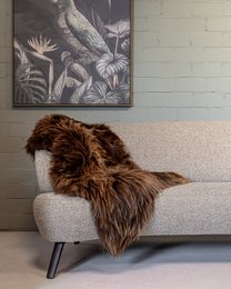 Islandsk fåreskind - naturlig brun