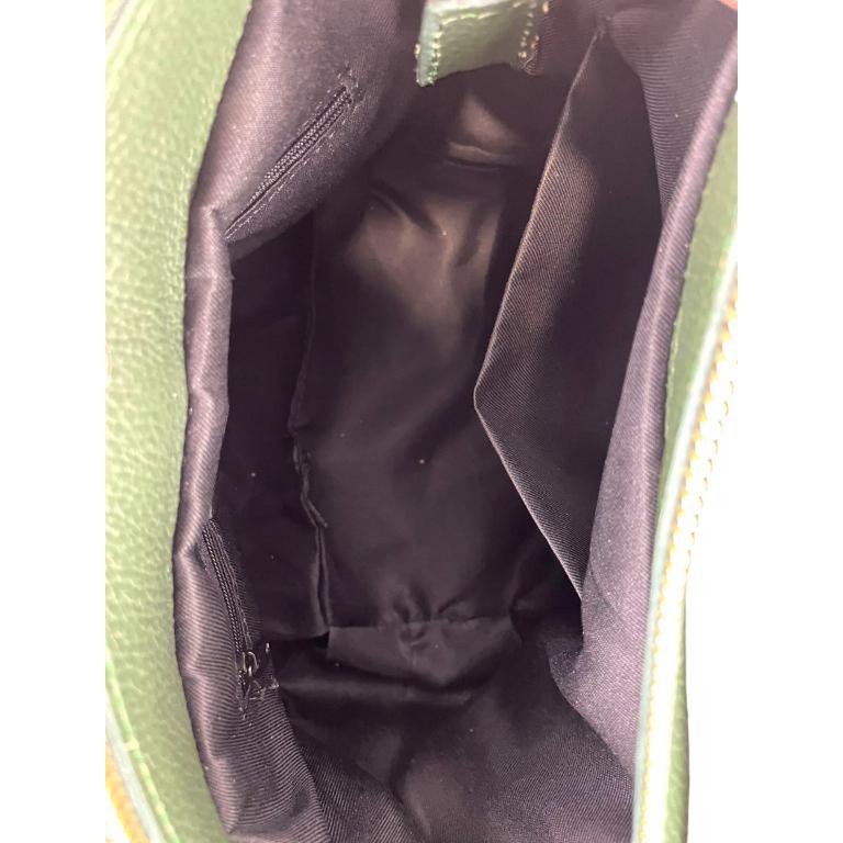 Italian Leather Bag for Women with 2 Handles and Zipper 57883