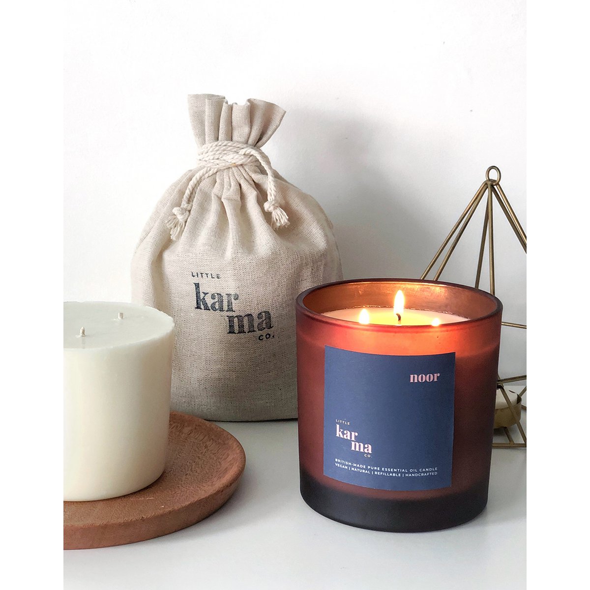 recarga de velas con aroma natural