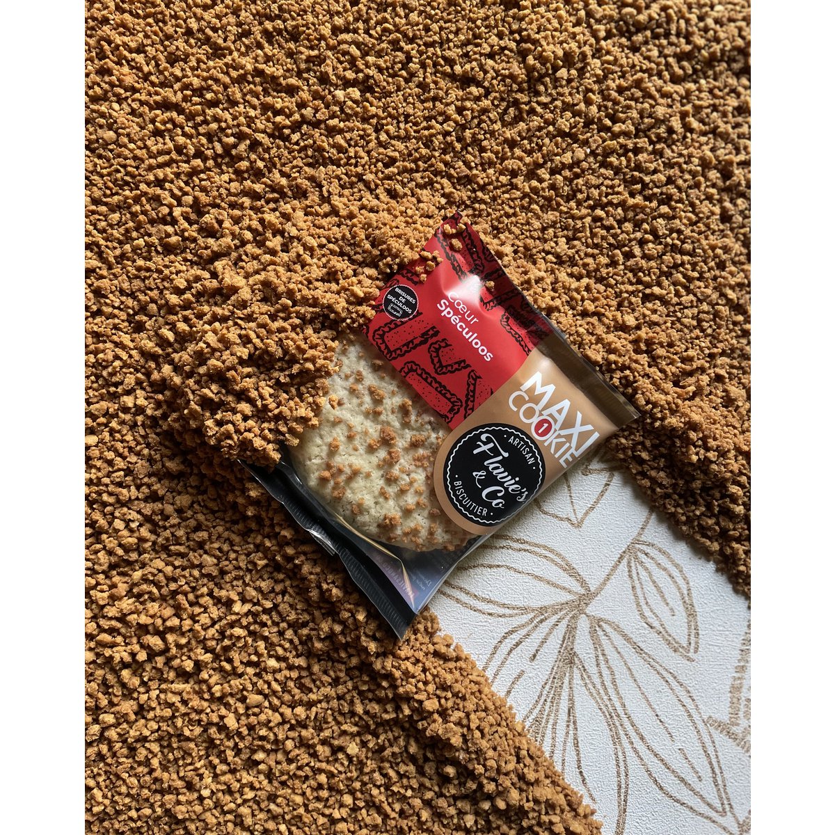 Maxi Cookie  Coeur Spéculoos