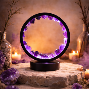 Amethyst Edelsteinlampe „Innere Stille“