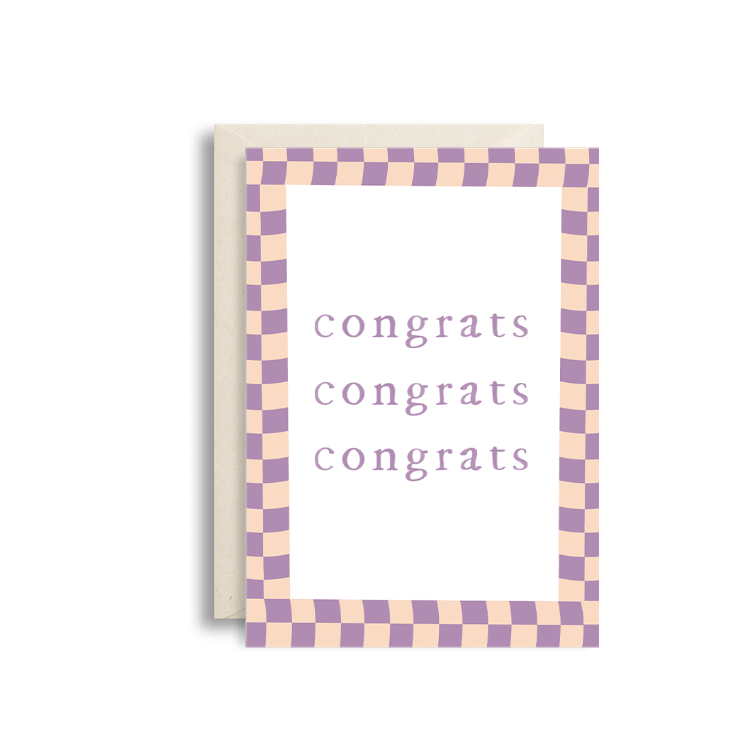 Wenskaart congrats