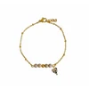 Maifan & Dalmatiër Jaspis Hartje Armband - Goud