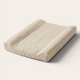 Charlie Cream Changing Mat Cover