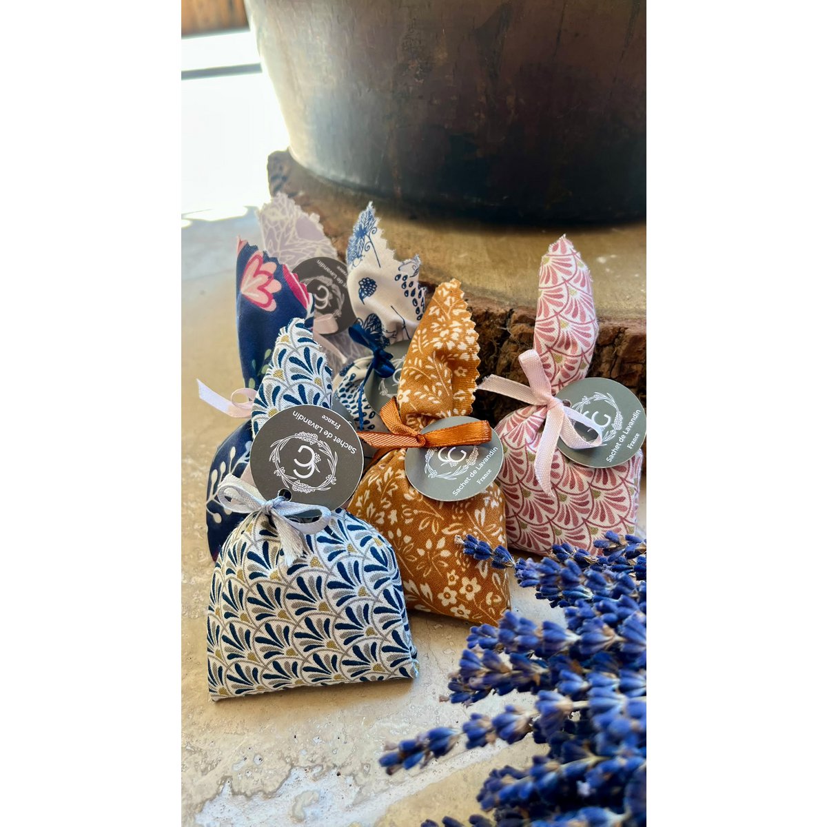 Bolsa de tela Lavandin – Fabricación artesanal y manual