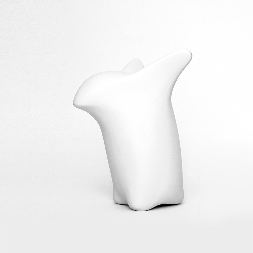 Ciekawy pingwin | Porcelanowa figurka arcticweiß