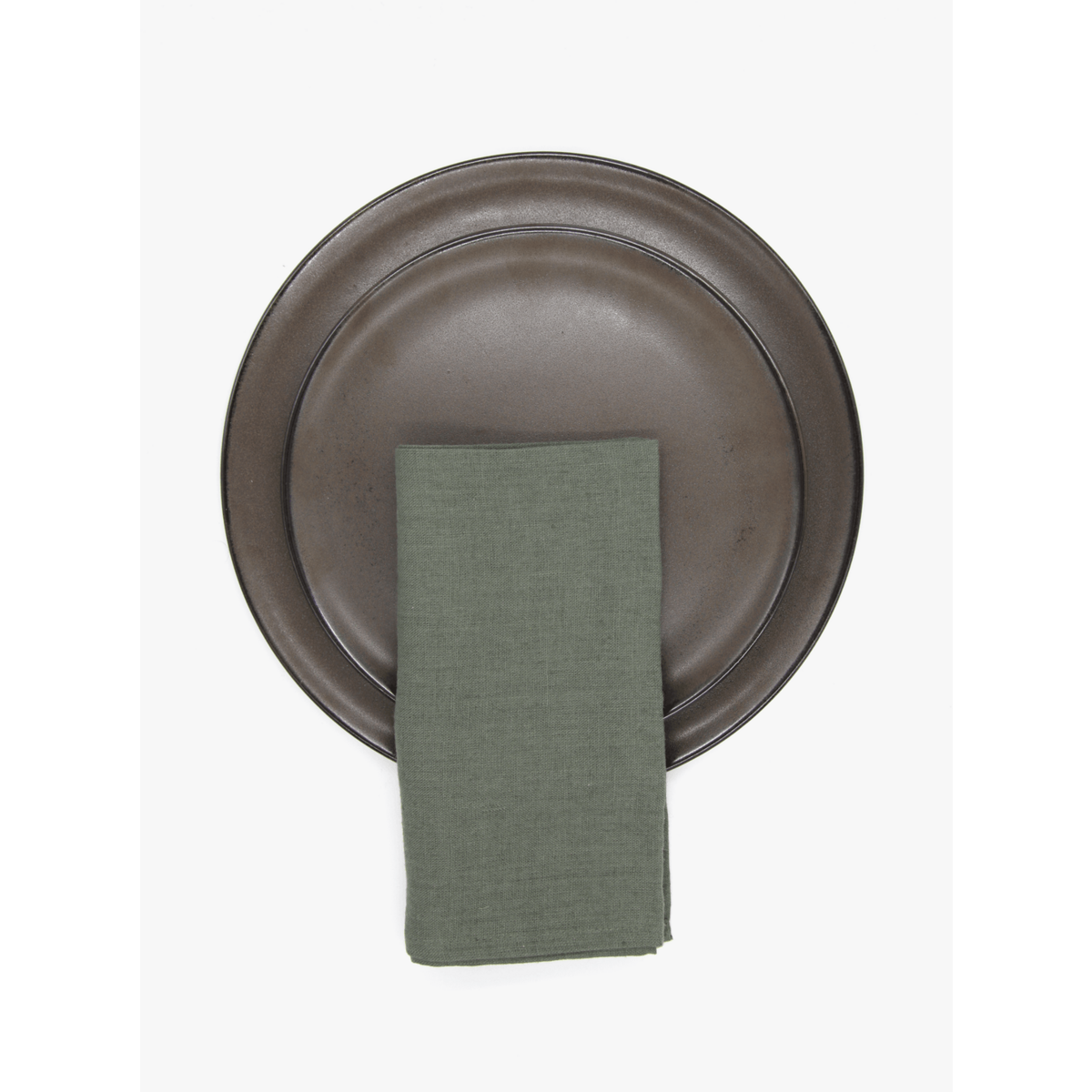 Tovaglioli Nordic Moss Green (set da 2) / 100% lino