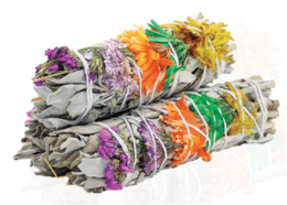 Hvid Salvie Smudge for Good Vibes 10 cm