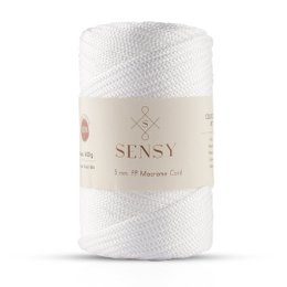 Cordoncino macramè Sensy Premium da 5 mm - 104 iarde, 100% poliestere
