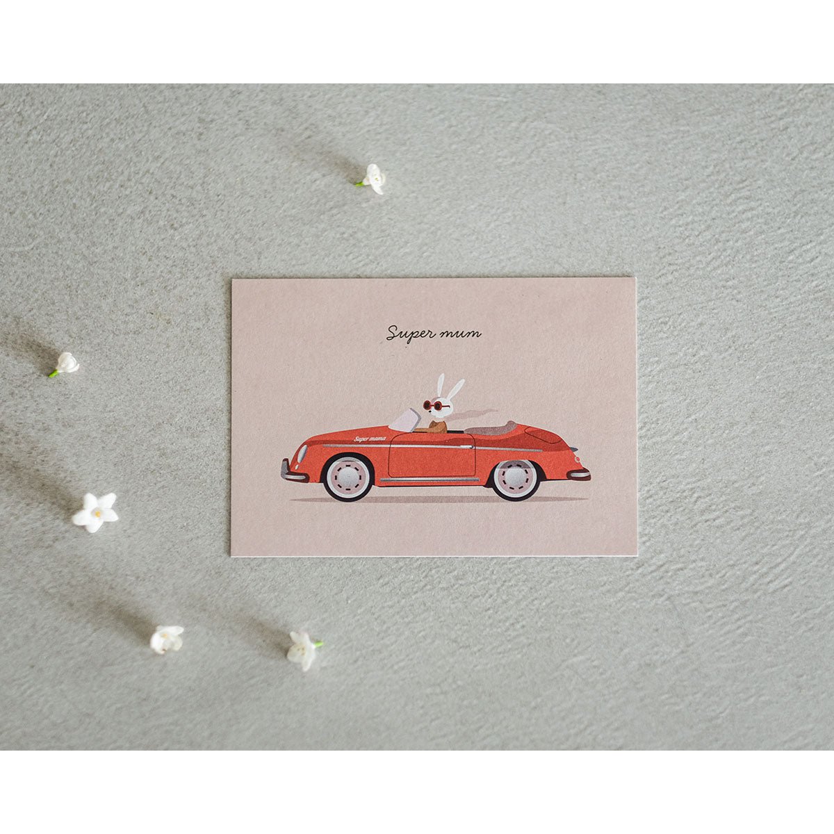 Super Mum Driving Card, Eco-bewuste wenskaart