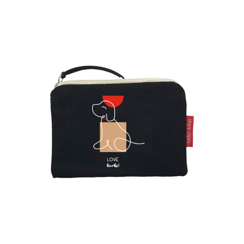 Damepunge / Pung / Kortholder model "LOVE BARKS"