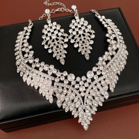 Grand Cascade Kristall-Brautschmuckset