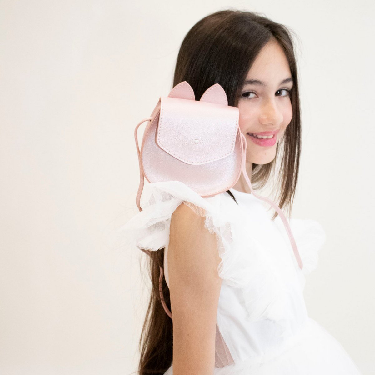 Leony-Cat shoulder bag - The sparkling and graceful cat