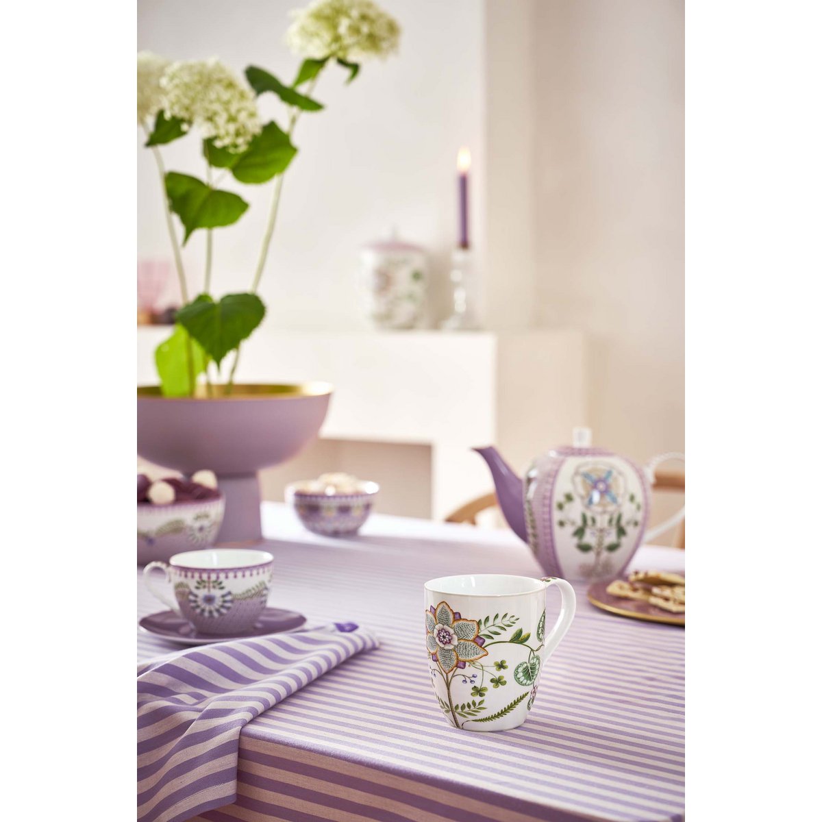 Set/2 Mugs XL Lily&Lotus 450ml