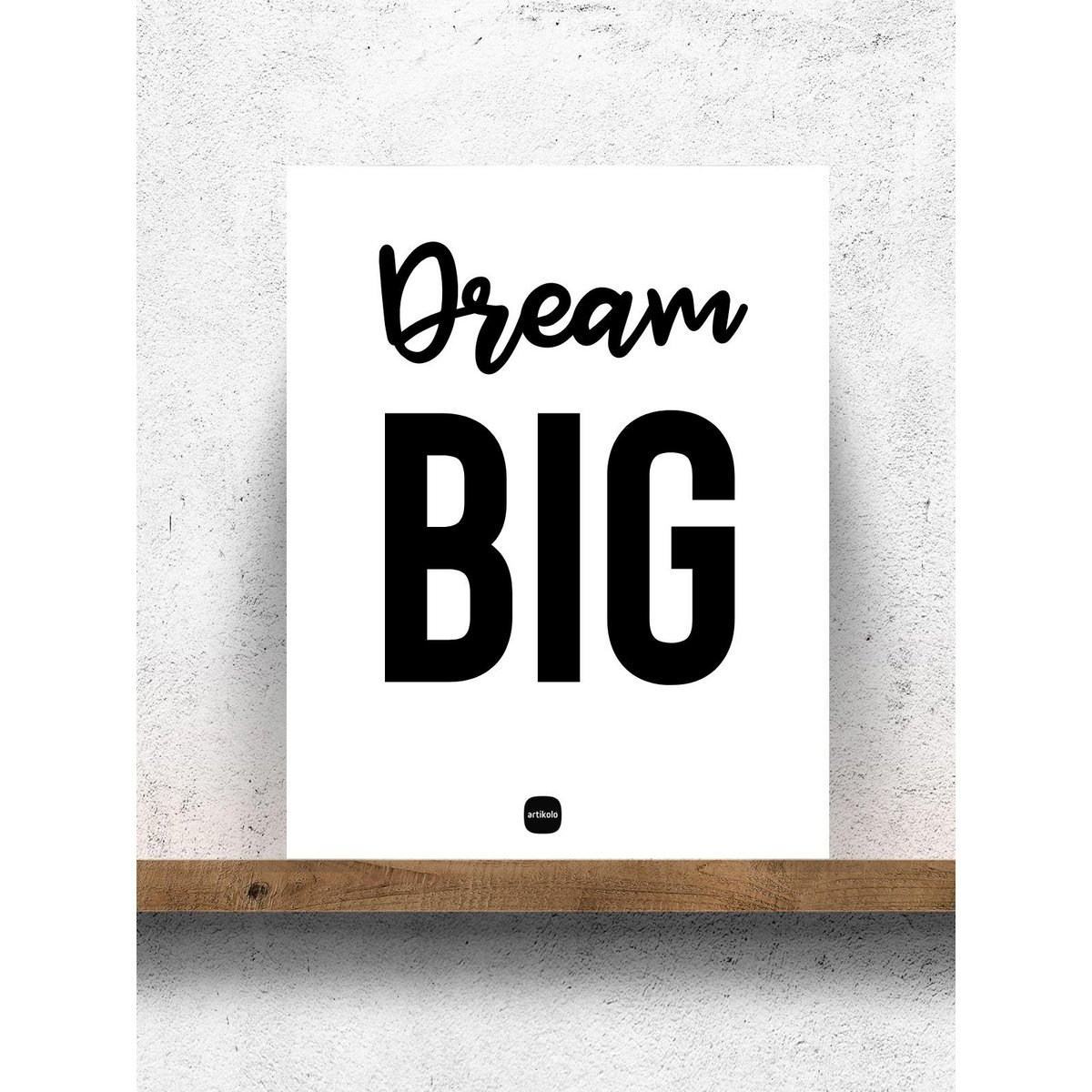 Dream Big – Decocard-Kopie
