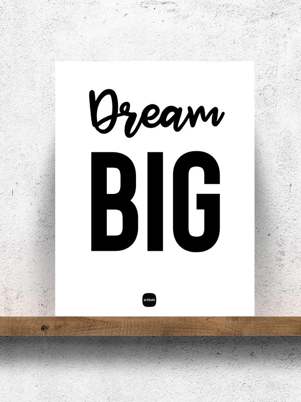 Dream Big - Decocard Copy