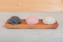 Éponge Konjac 100% Naturelle - (Tous Types de Peaux)