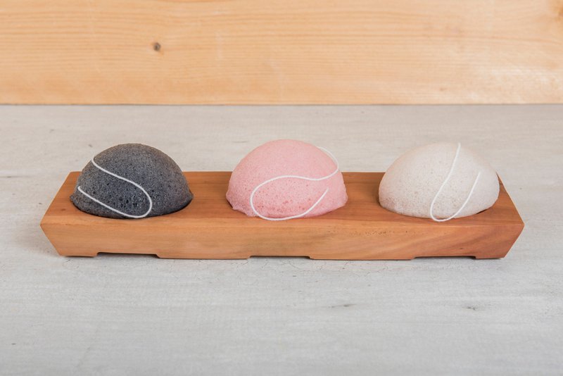 Éponge Konjac 100% Naturelle - (Tous Types de Peaux)