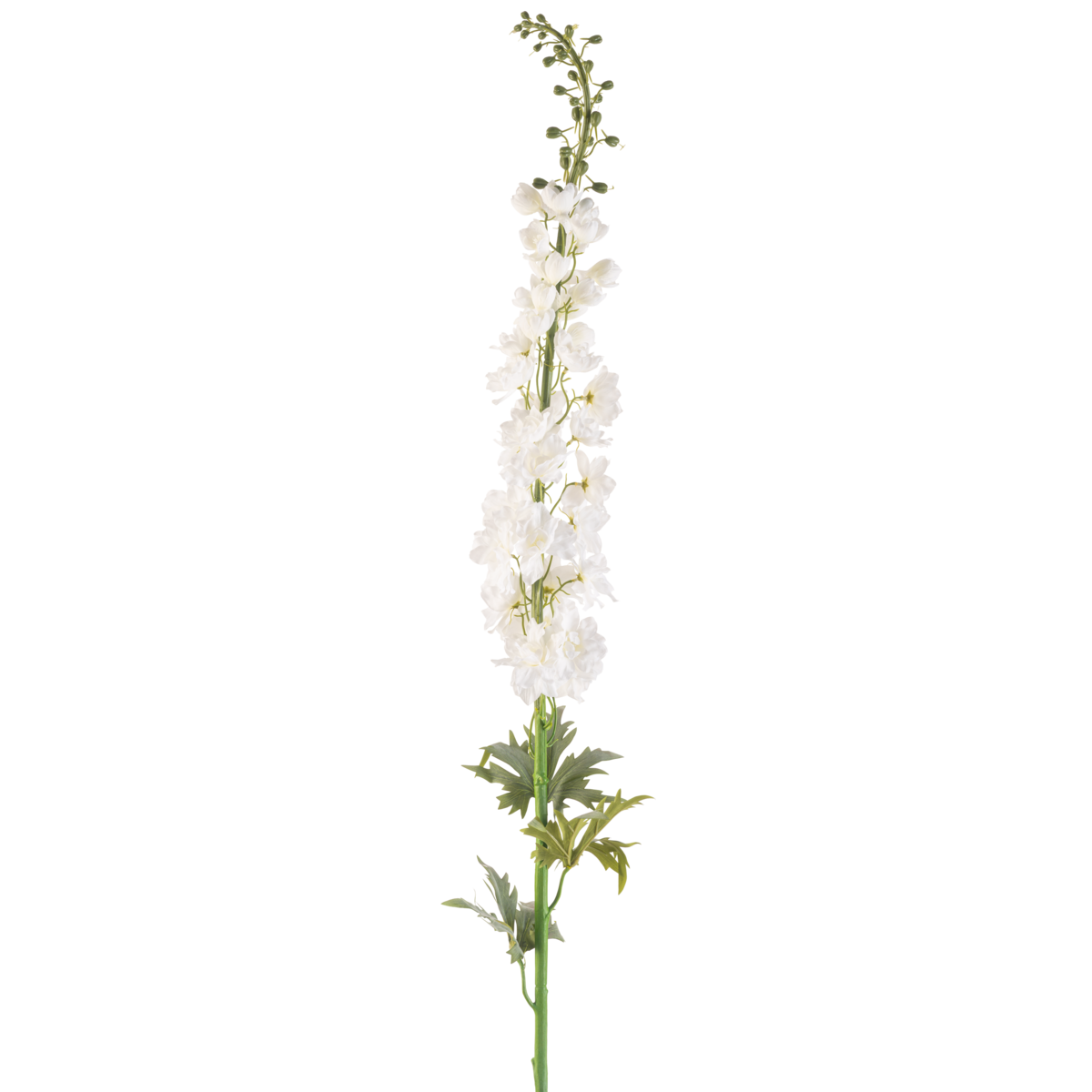 Artificial flower Larkspur 137 cm white