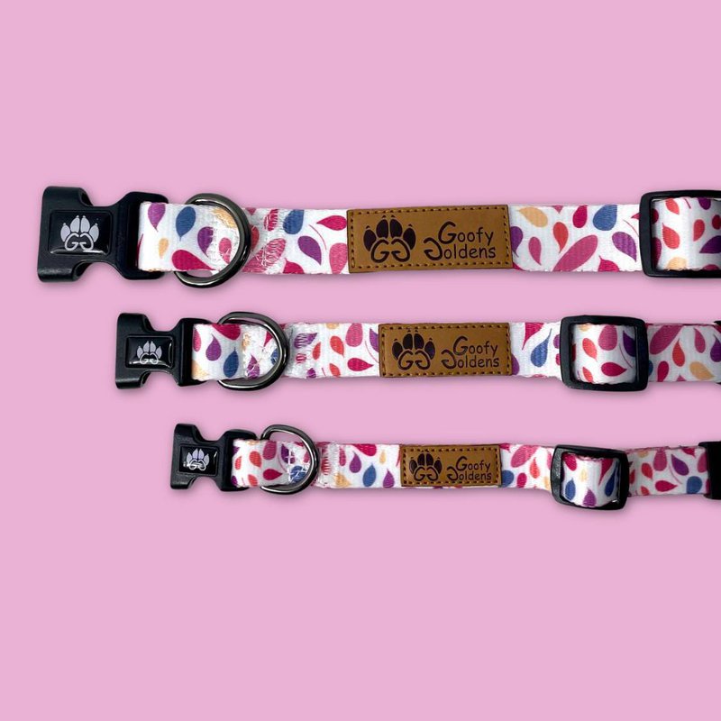 Collier pour chien Pétales
