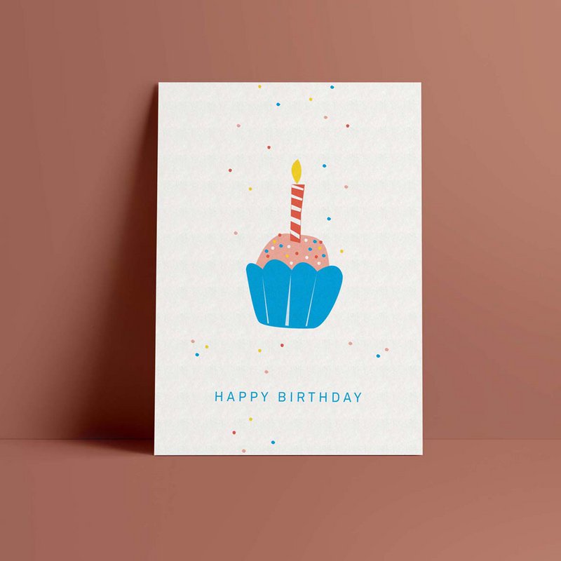 Carte Postale // Tarte "Joyeux Anniversaire"