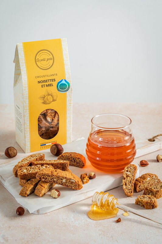 Biscotti - Croccanti - Nocciole e Miele