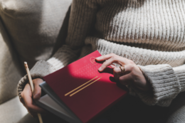 vegan bio-leather notebook - Luisa