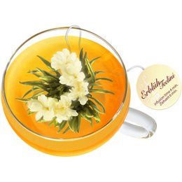 Creano ErblühTeelini cadeauset theeglas 8 theebloemen witte thee