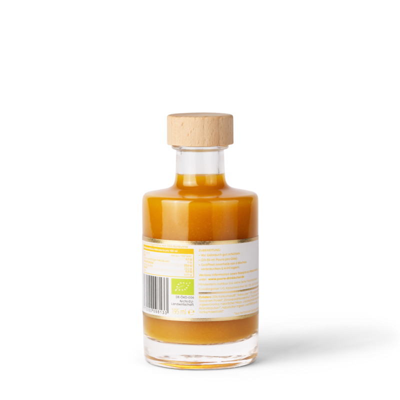 Poura BIO Premium Syrop Kurkumowy 195ml