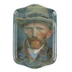 Mini Tray, 21 x 14 cm, Van Gogh, Self Portrait