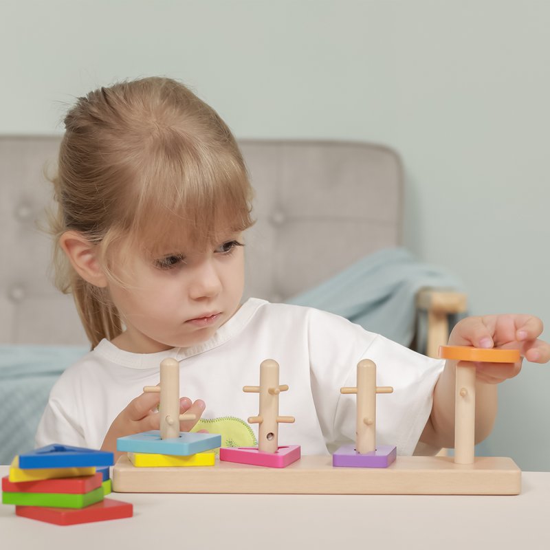 Motor Skills Game - Sort and Stack Shapes