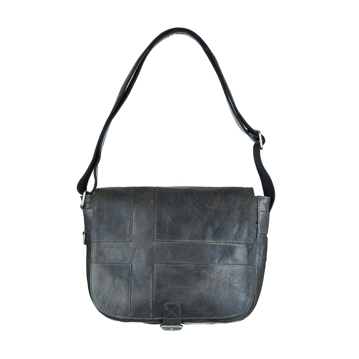 Veinticinco bolso de mensajero Antigo Cross Black *una bolsa dos estilos *