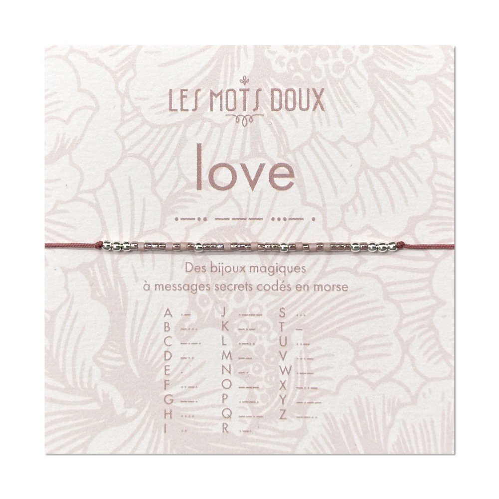 Morsecode armband: liefde