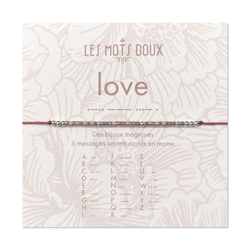 Morse Code Bracelet: Love