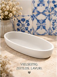 LAVURI La Gondola – Handgefertigtes Deko-Tablett, DIY-Schüssel