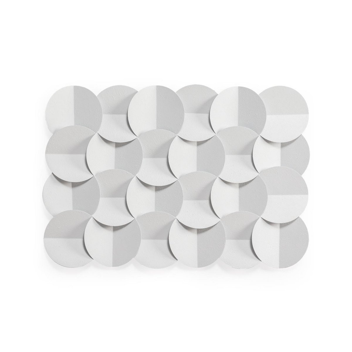 SKULPTUR 72X3X49 HVID METAL TH1334800