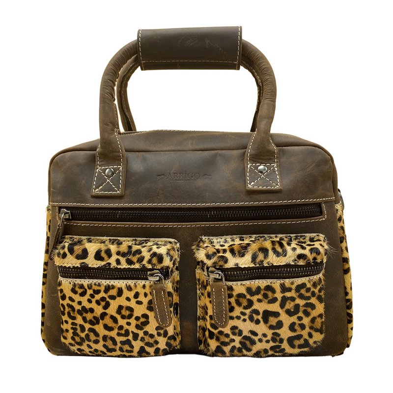 Brown Zebra Tas - Crossbody Ladies Bag im Cowboybag -Stil (Westsbag)