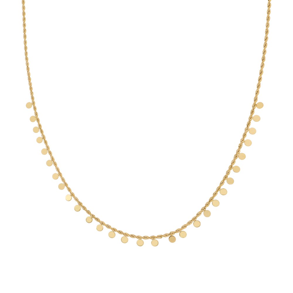 Necklace many coins