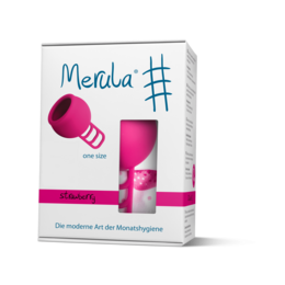 Merula Cup jordbær Menstruationsstasse