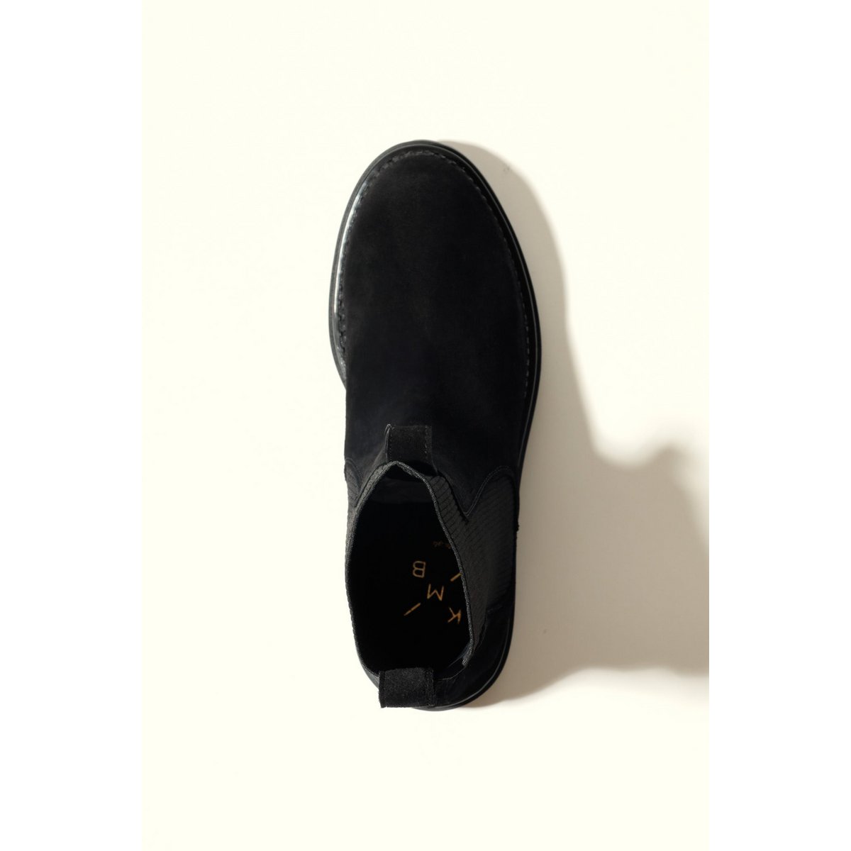 KELLY BLACK – Wildleder-Stiefeletten mit elastischen Einsätzen