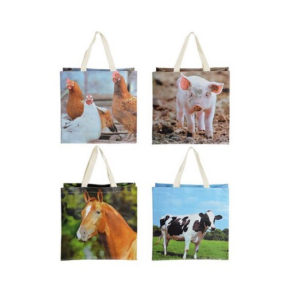 Borsa della spesa animali da fattoria