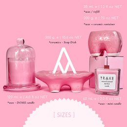 VELA DE VAINILLA ROSA | MINI VELA AROMÁTICA NATURAL