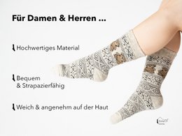 HomeOfSocks Calcetines noruegos "Teddy"