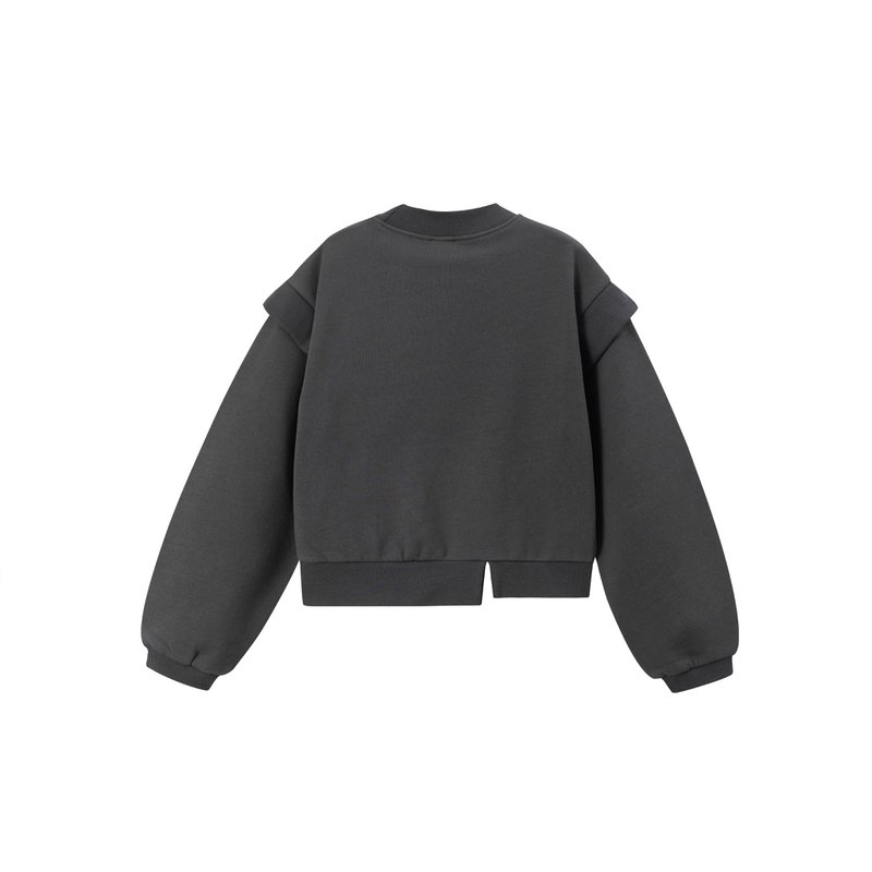 Girl's Long Sleeve Half Neck Sweatshirt