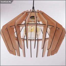 CoolCuts Spin Lámpara Colgante Marrón Ø44 cm