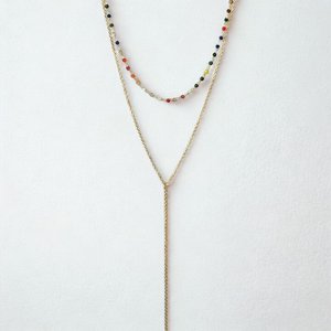 Double Layered Fineline Necklace