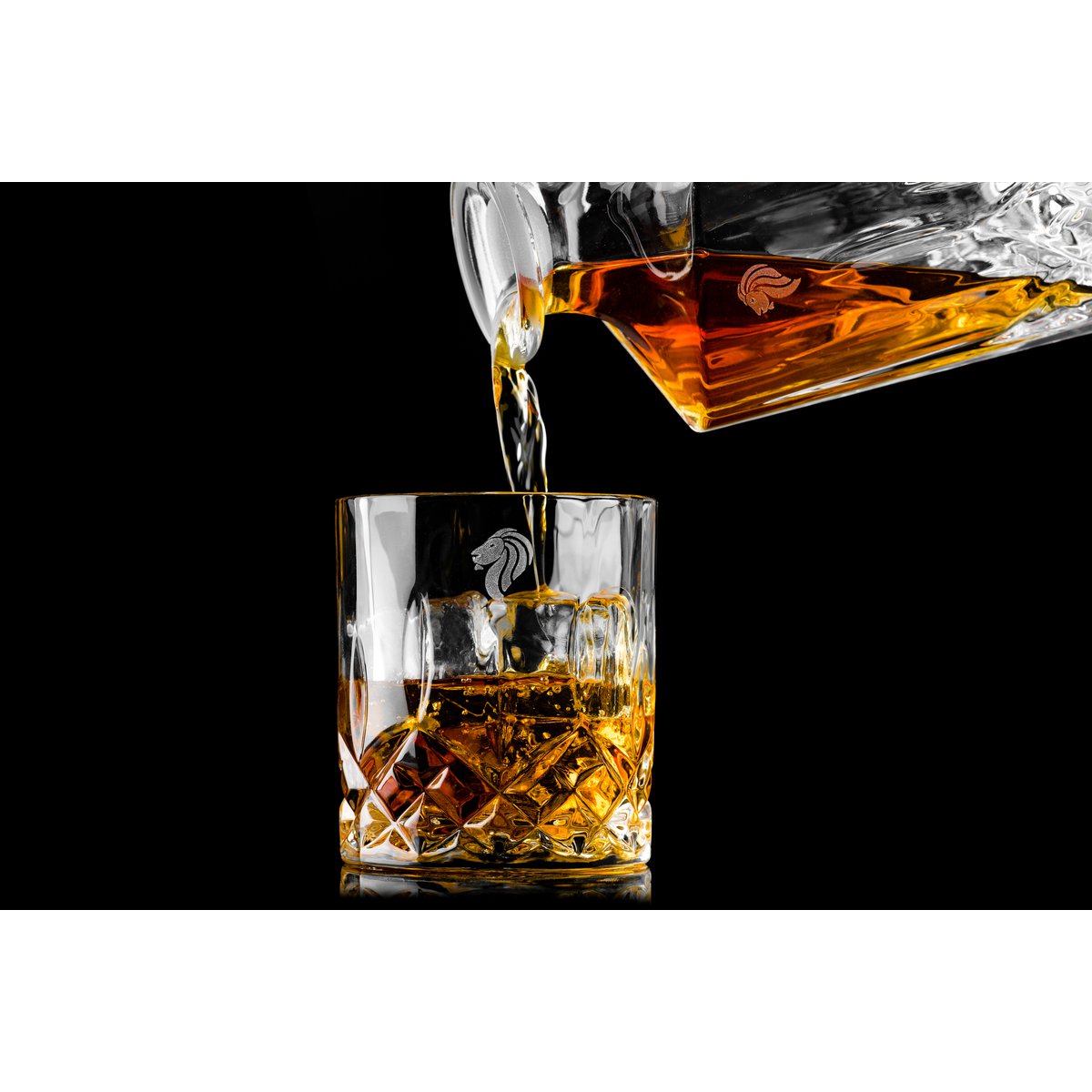 Vintage Whiskey Glasses in Gift Box