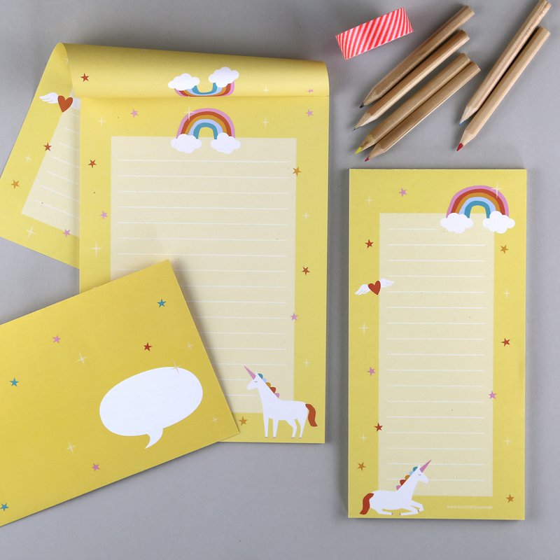 Notizblock DIN A5 Einhorn Paula