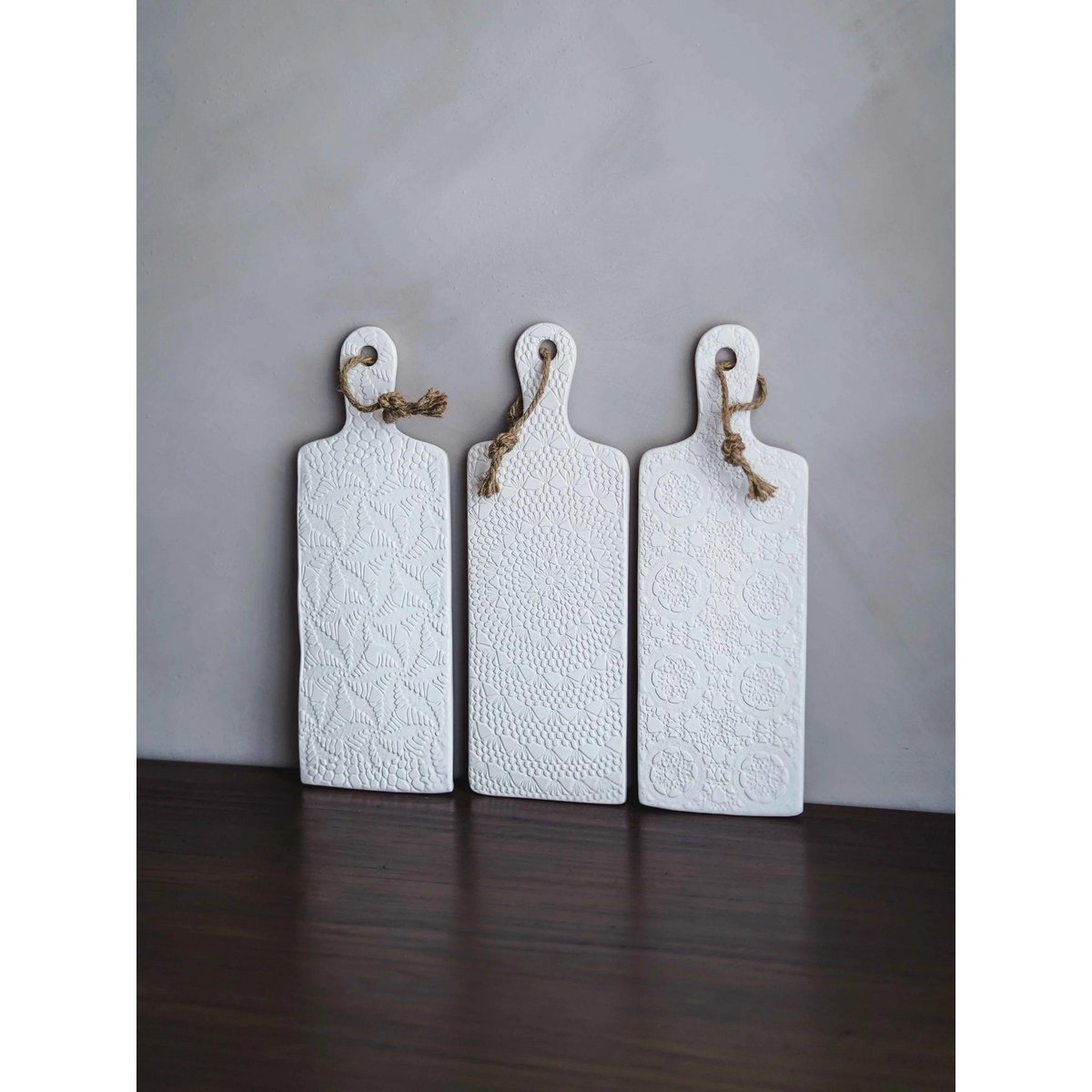 Tabla de servir rectangular de crochet – Hecha a mano en Portugal