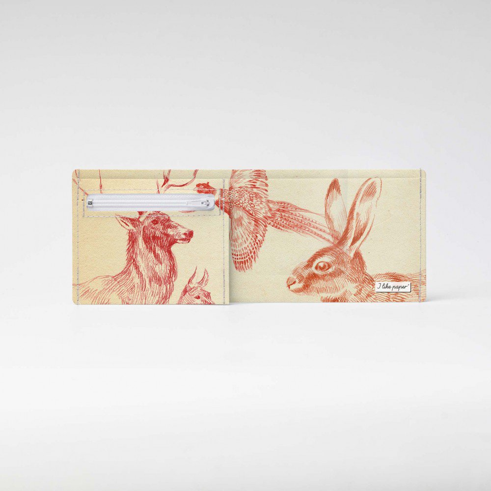 ANIMALS Tyvek® cardboard wallet / purse